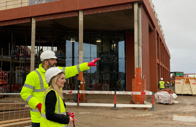 Julia Lopez MP at the St. George's Health and Wellbeing Hub