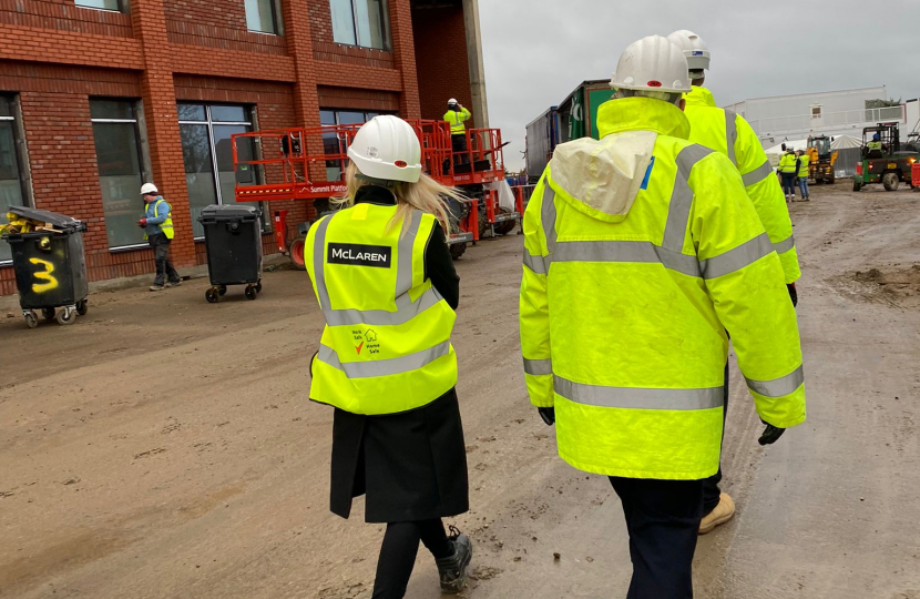 Julia Lopez MP at the St. George's Health and Wellbeing Hub