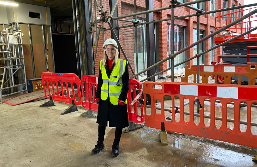 Julia Lopez MP at the St. George's Health and Wellbeing Hub