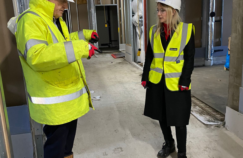 Julia Lopez MP at the St. George's Health and Wellbeing Hub