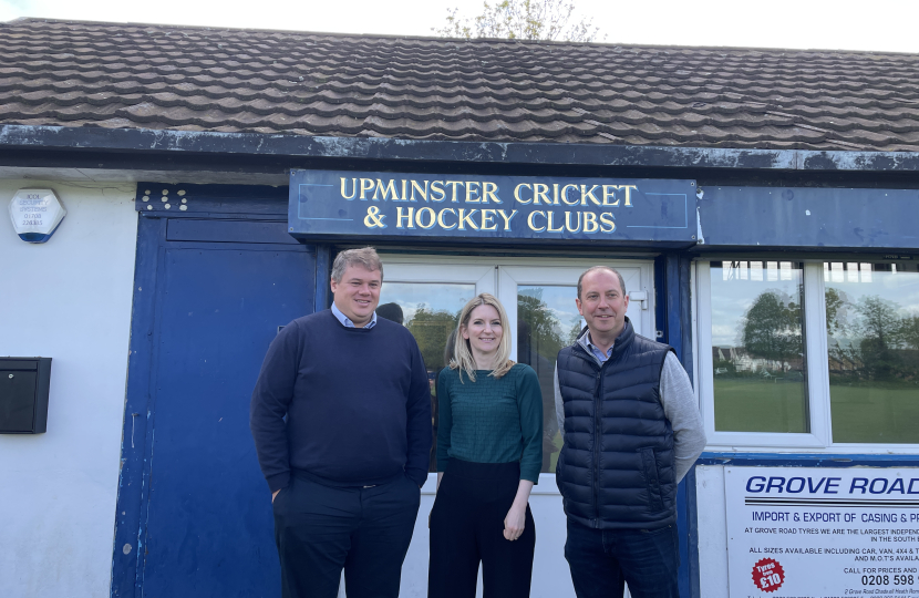 Julia Lopez at Upminster Cricket Club