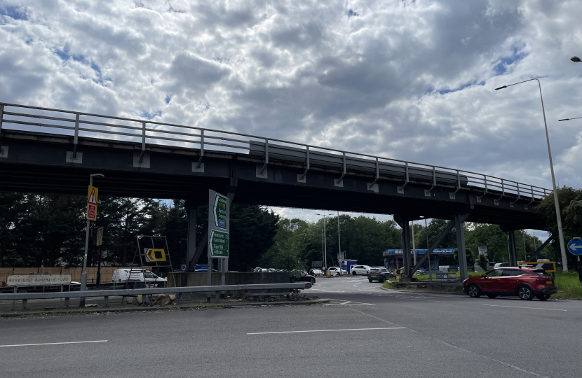 Image of the Gallows Corner flyover.