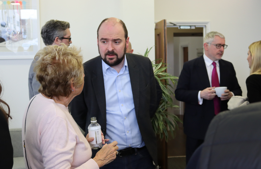 Richard Holden MP at Pinney Talfourd