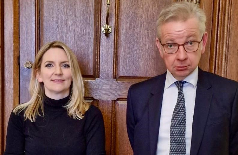 Julia Lopez MP and Michael Gove MP