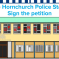 Hornchurch police station campaign graphic for illustrative purposes only.