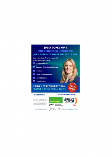 Jobs, Apprenticeships and Skills Fair Leaflet